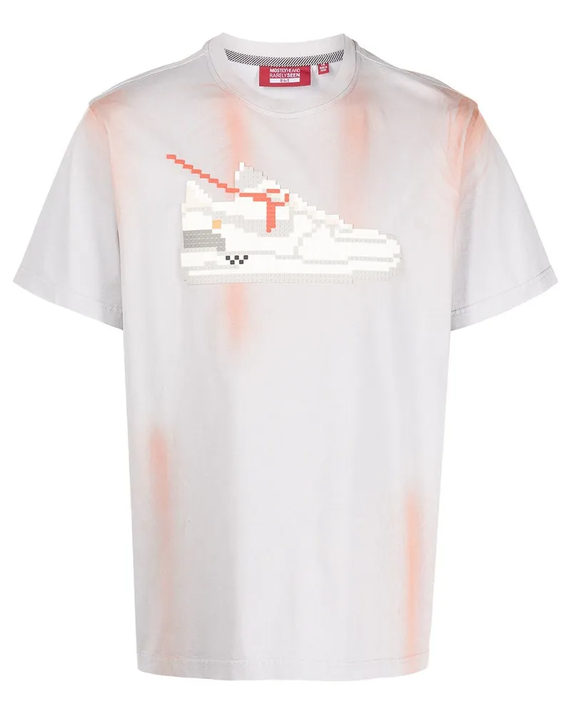 Mostly Heard Rarely Seen Ten Low T-Shirt mit Print - Orange Orange