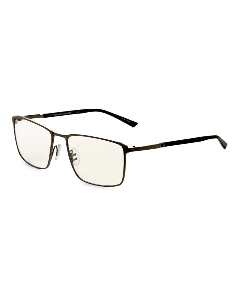 Porsche Design rectangle-frame glasses - Grau Grau