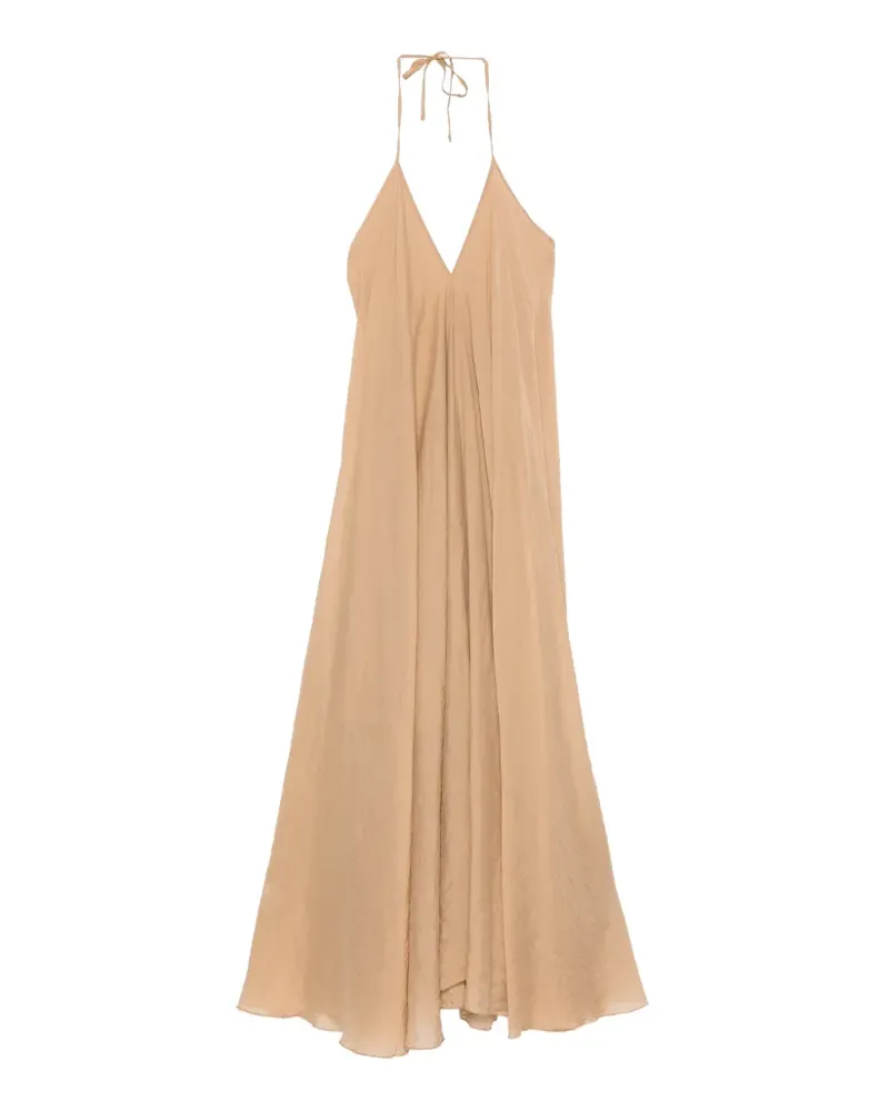 Dixie halterneck maxi dress - Nude Nude