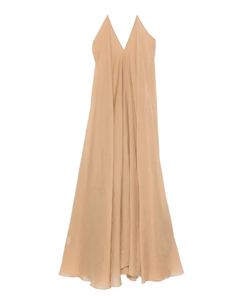Dixie halterneck maxi dress - Nude Nude