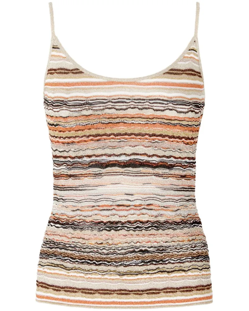 Missoni Gestreiftes Top - Nude Nude