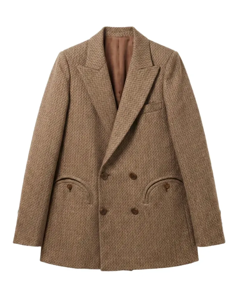 Blazé Milano double-breasted blazer - Braun Braun