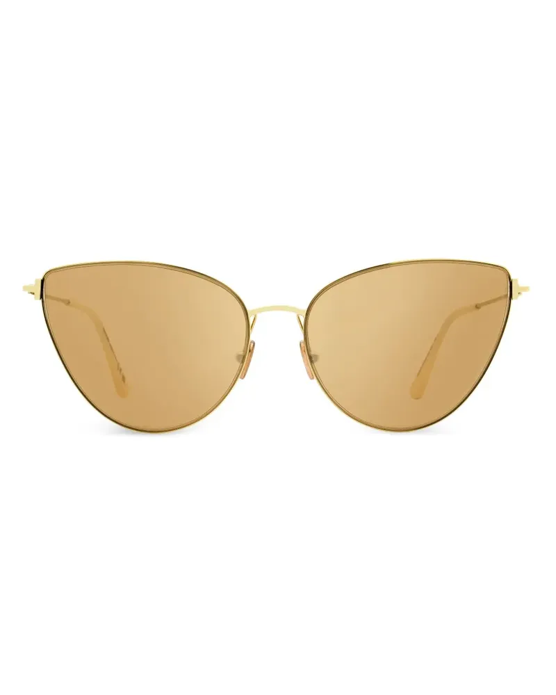 Tom Ford Anais Sonnenbrille mit Cat-Eye-Gestell - Gold Gold
