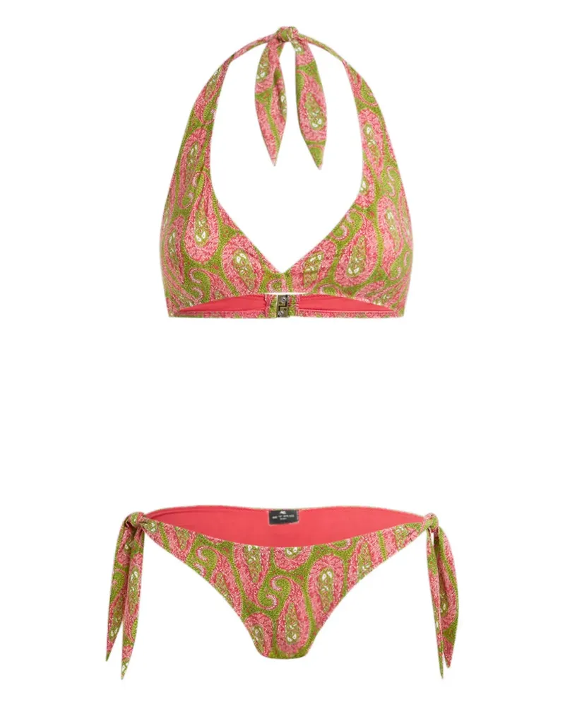 Etro Bikini mit Paisleymuster - Rosa Rosa