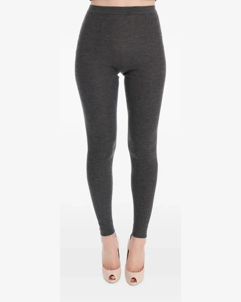 Dolce & Gabbana ribbed-knit trousers - Grau Grau