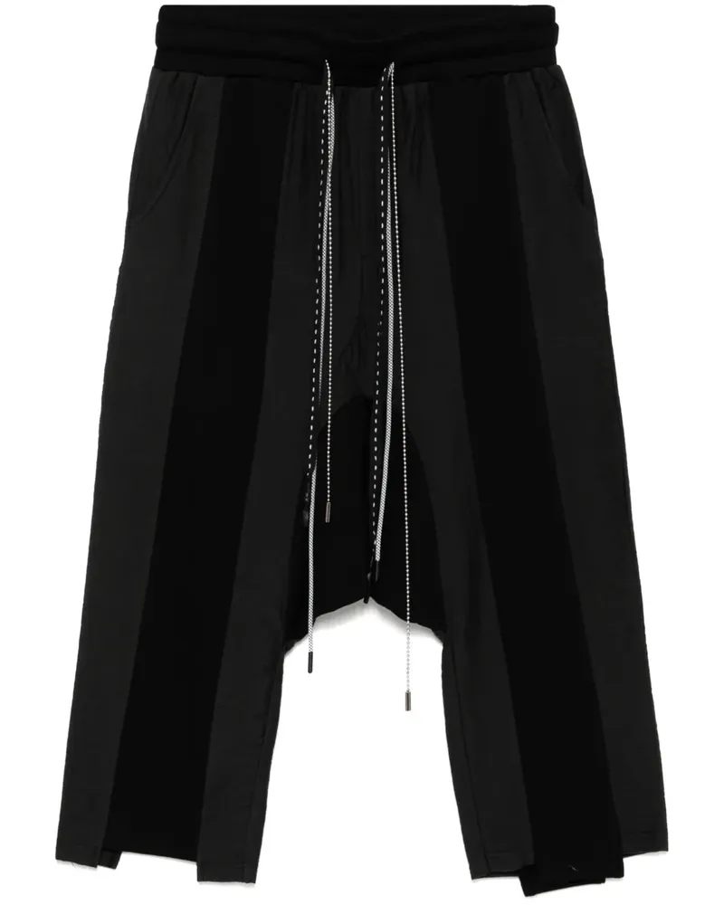 Mostly Heard Rarely Seen Gespleißte Baggy-Hose Schwarz