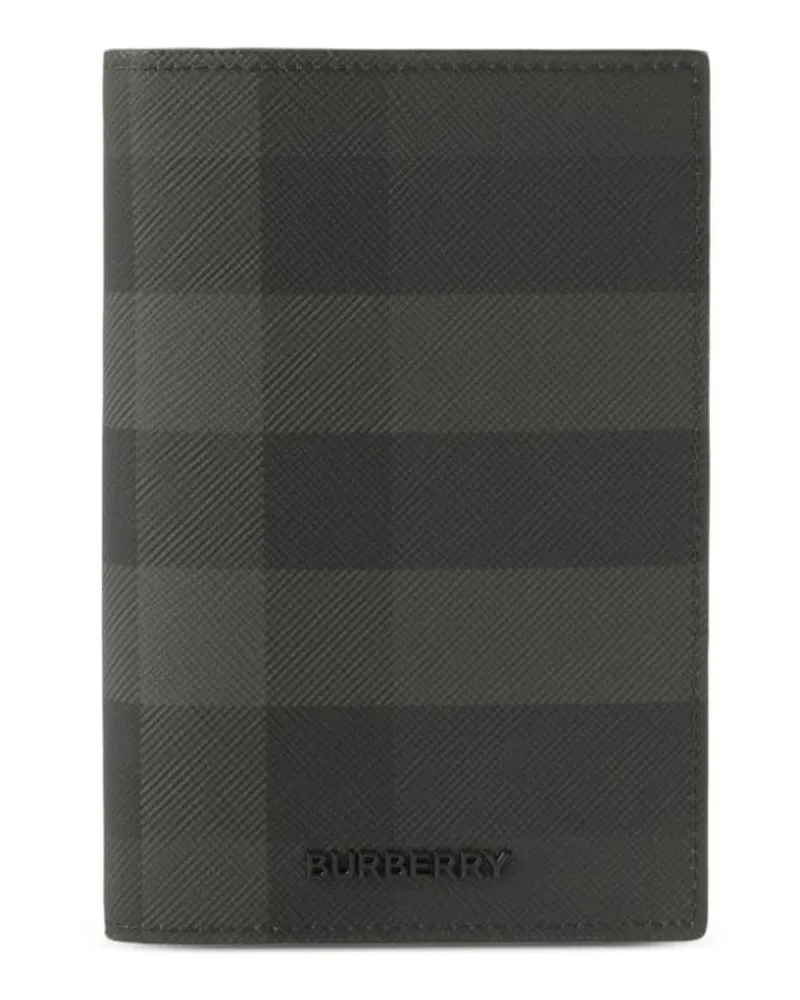 Burberry Pass-Etui mit Check - Grau Grau
