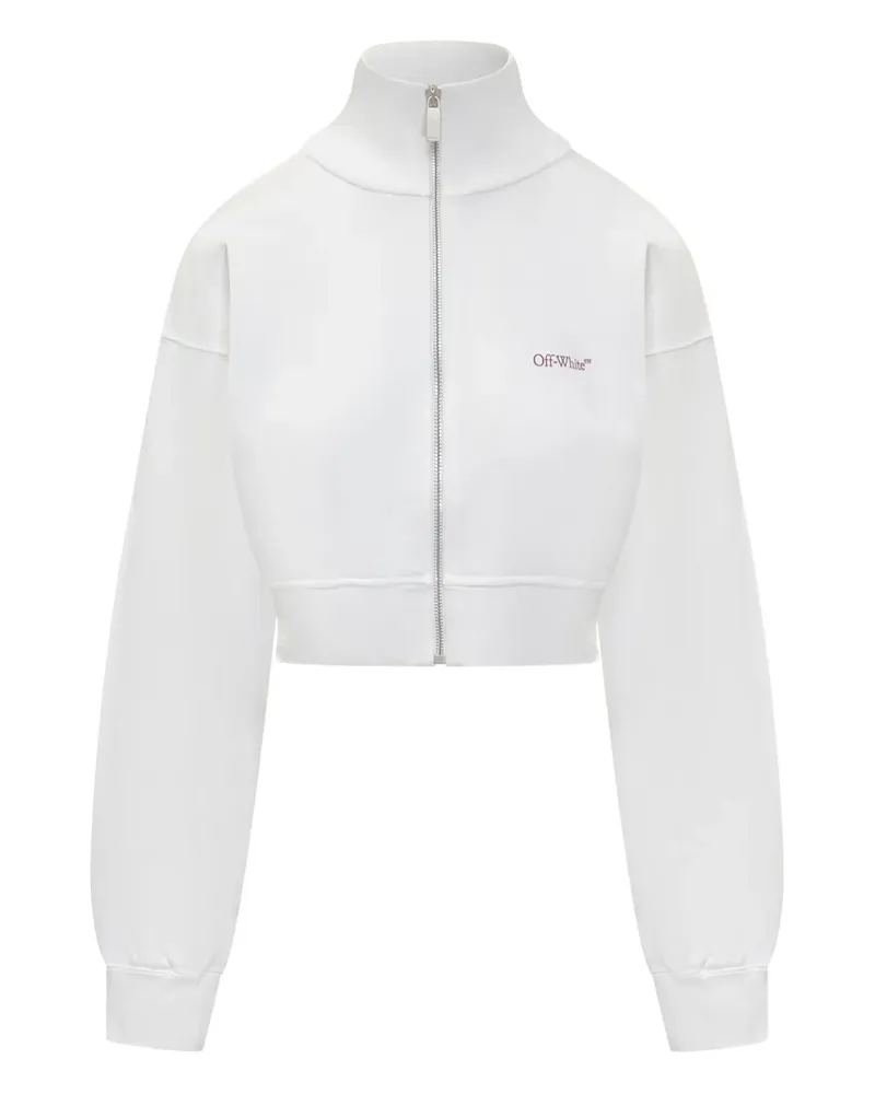 OFF-WHITE Arrow Sweatshirt mit Reißverschluss - Weiß Weiß