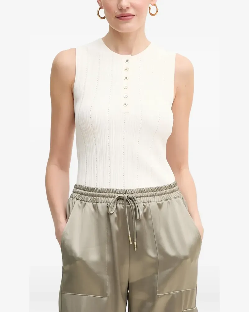 MARCIANO Los Angeles Geknöpftes Top - Nude Nude