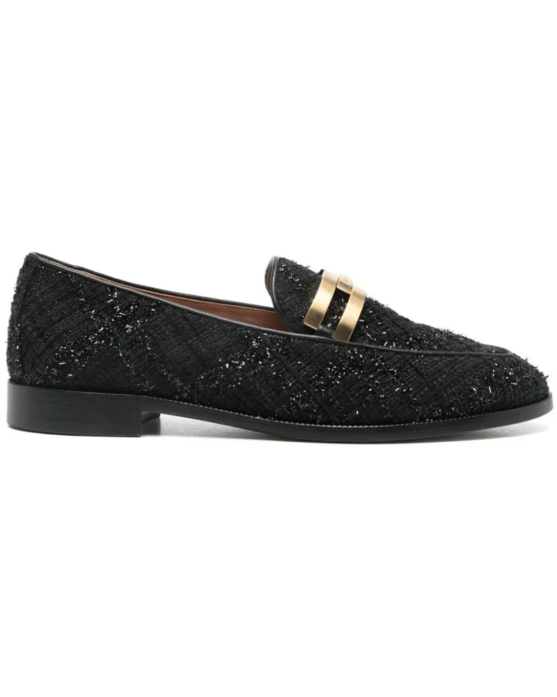 Aquazzura Brandi Loafer - Schwarz Schwarz