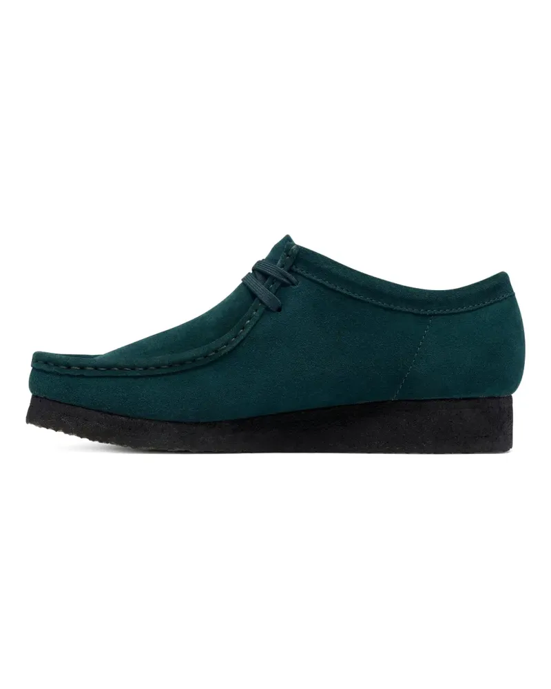 Clarks Wallabee Loafer aus Wildleder - Grün Grün