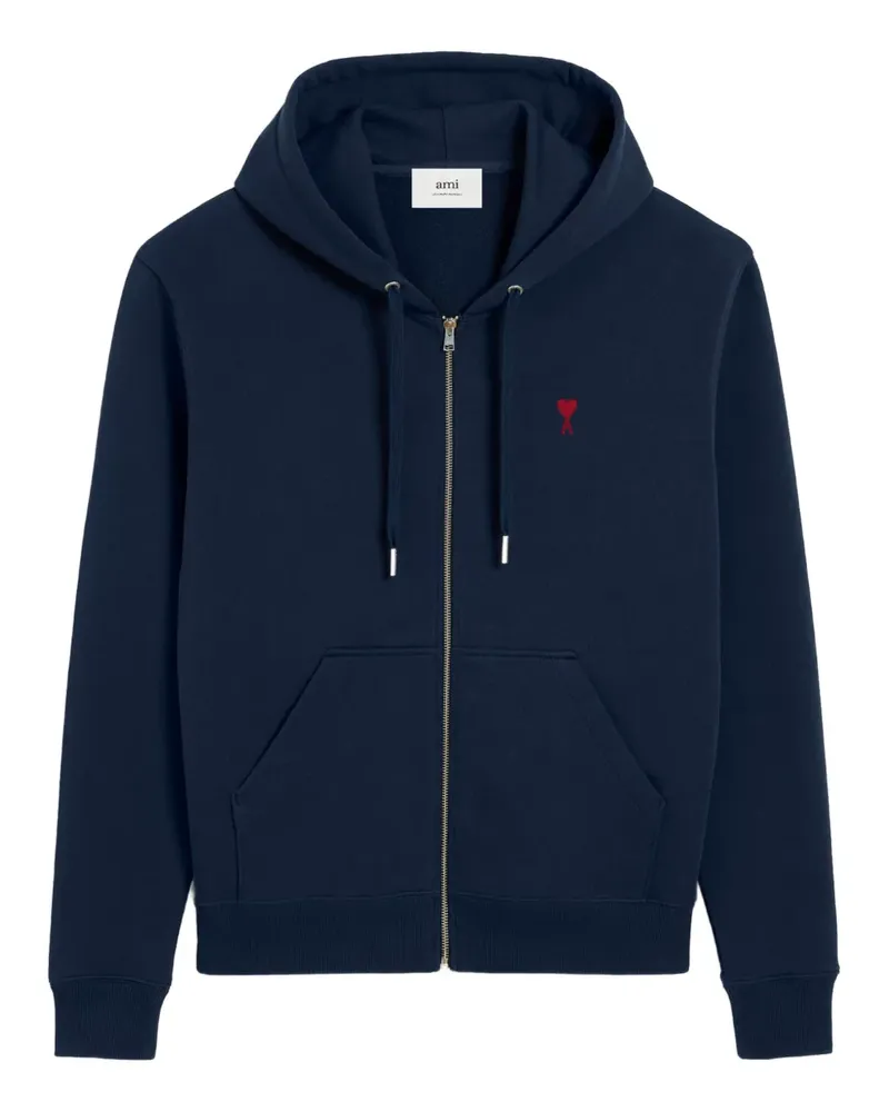 AMI Paris Ami de Coeur Kapuzenjacke - Blau Blau