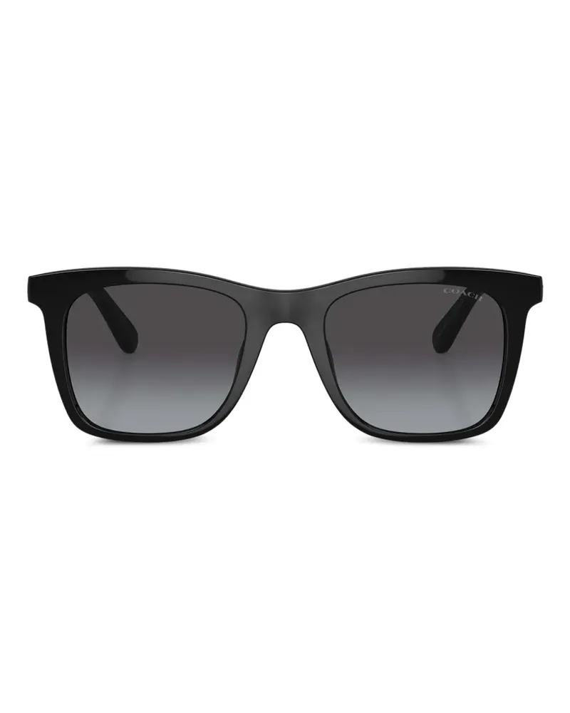 Coach Sonnenbrille mit eckigem Gestell - Schwarz Schwarz
