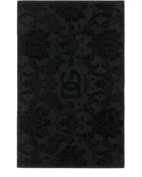 Dolce & Gabbana Badematte mit Logo Schwarz