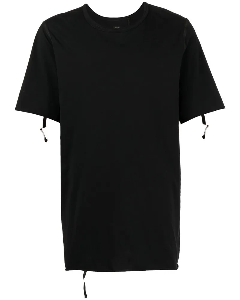 Isaac Sellam T-Shirt mit Nahtdetail Schwarz