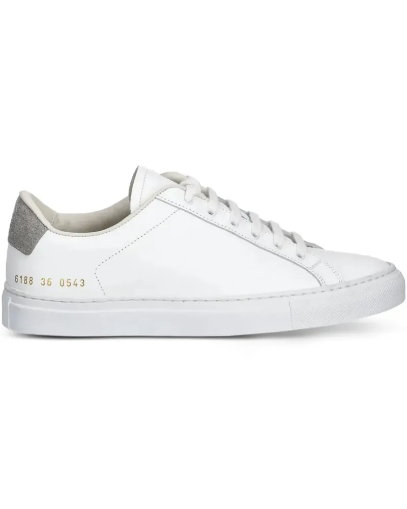Common Projects Klassische Sneakers - Weiß Weiß