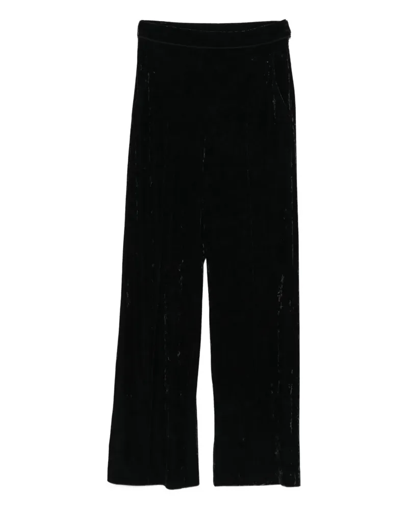 Patrizia Pepe Hose mit geradem Bein - Schwarz Schwarz