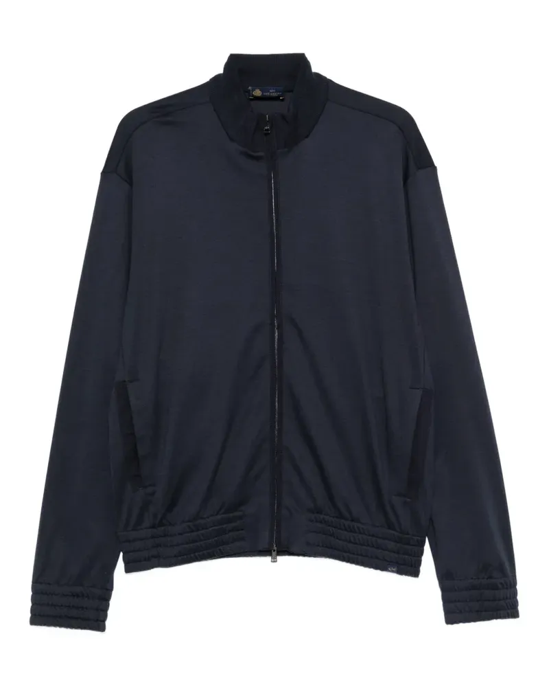 Paul & Shark Sweatshirtjacke mit Stehkragen - Blau Blau
