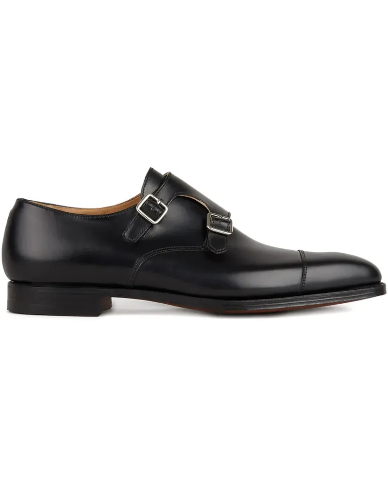 Crockett & Jones Loafer mit Schnallen - Schwarz Schwarz