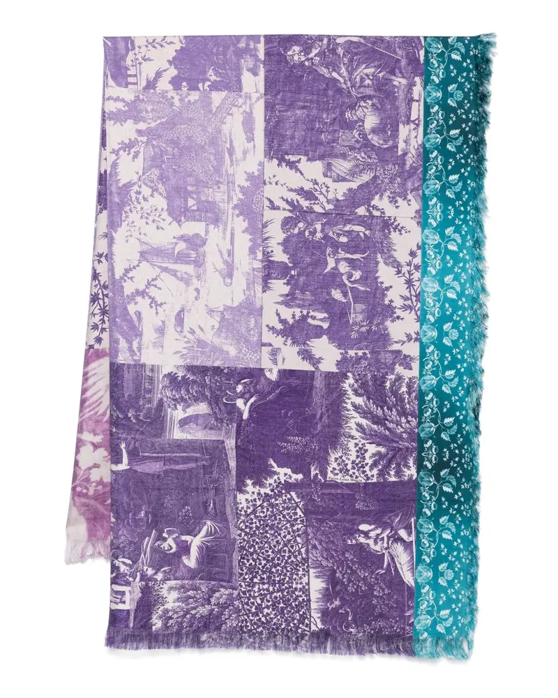 Pierre-Louis Mascia Sfrangiona Schal - Violett Violett