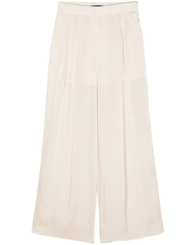Armani Exchange Gerade Hose aus Spitze - Nude Nude