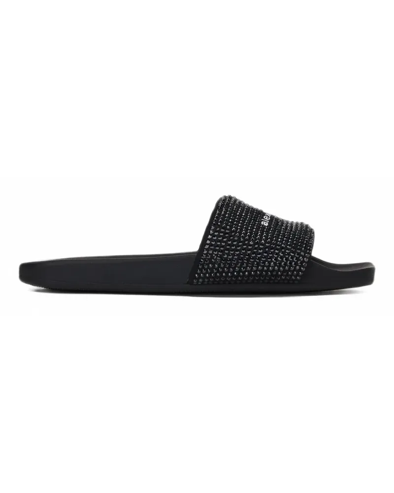Alexander Wang Hotfix Pool sandals - Schwarz Schwarz