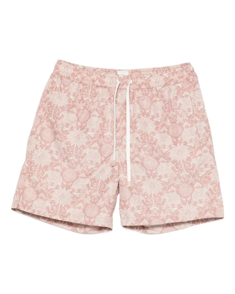 Eleventy Badeshorts mit Print - Rosa Rosa