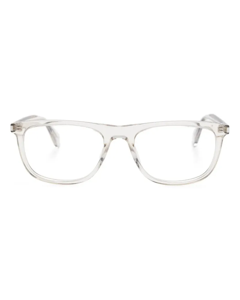 Saint Laurent Brille mit eckigem Gestell - Weiß Weiß