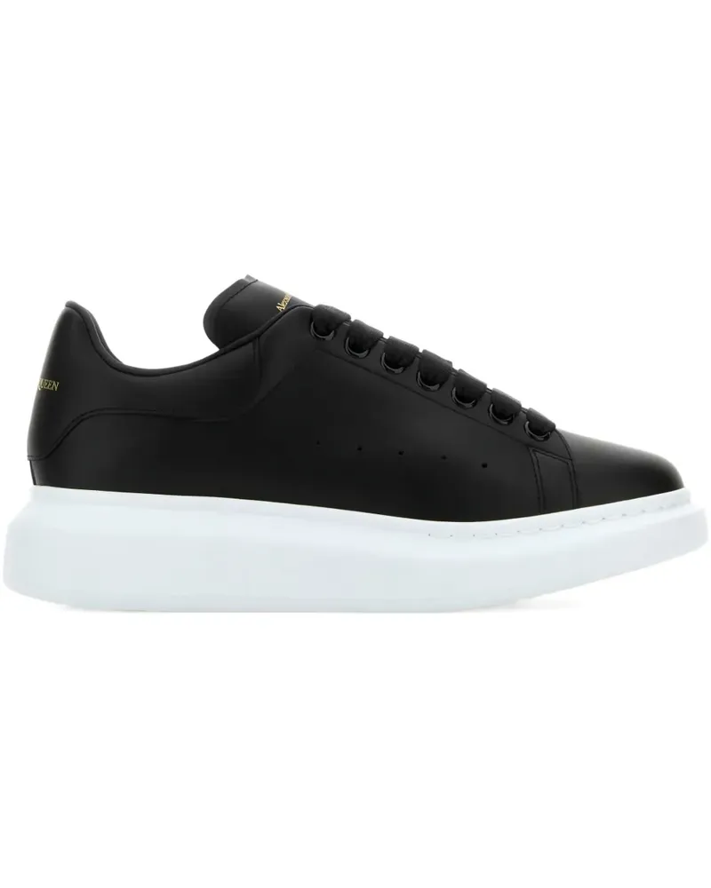 Alexander McQueen Sneakers aus Leder - Schwarz Schwarz