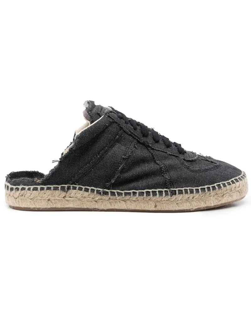 Maison Margiela Replica Sneakers mit Espadrille-Sohle Schwarz