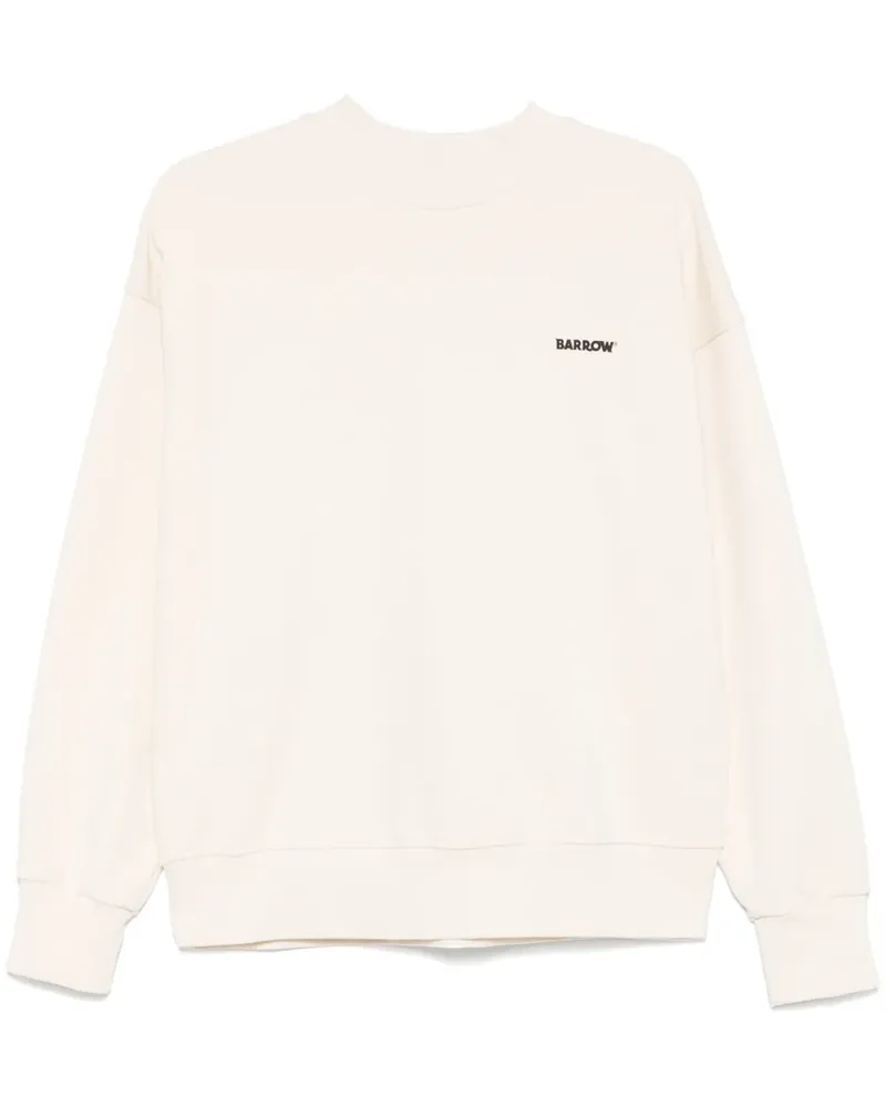 BARROW Sweatshirt mit Logo-Print - Nude Nude