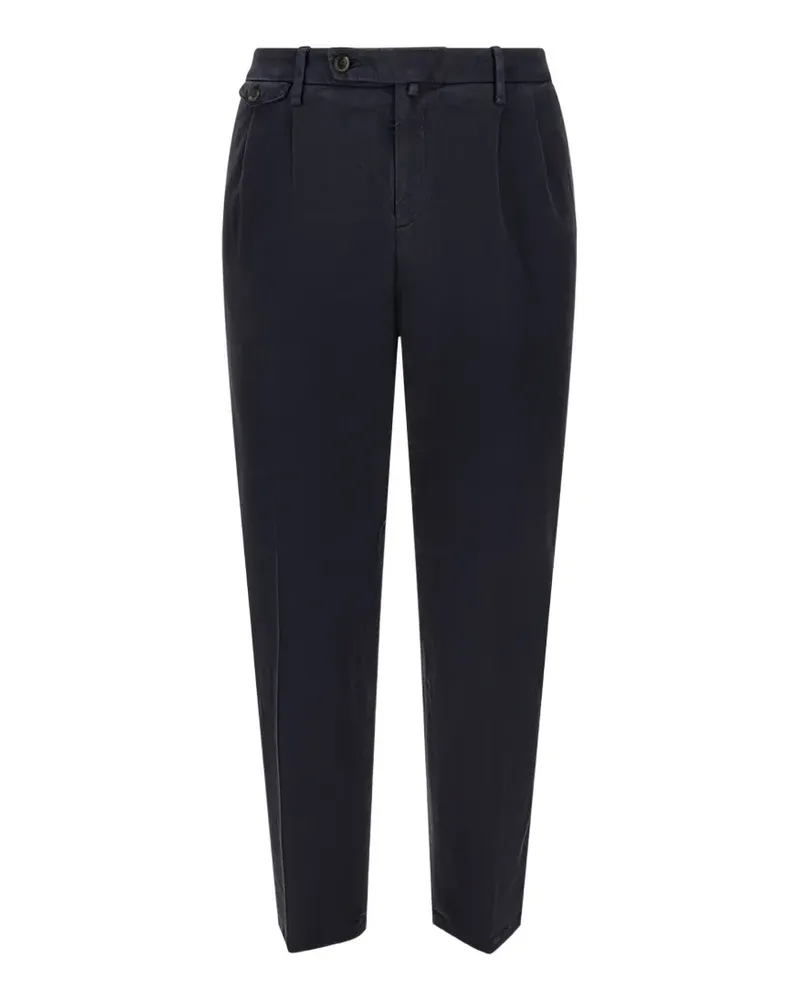 Briglia 1949 Plissierte Tapered-Hose - Blau Blau