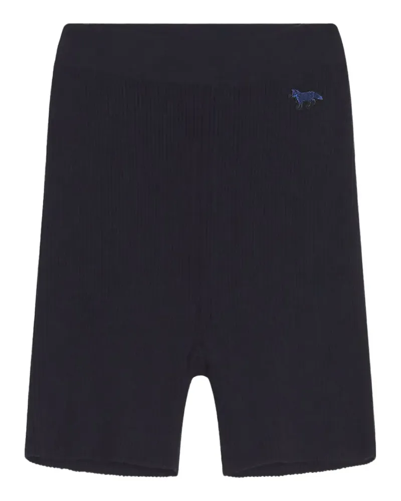 Kitsuné Gerippte Radlerhose - Blau Blau