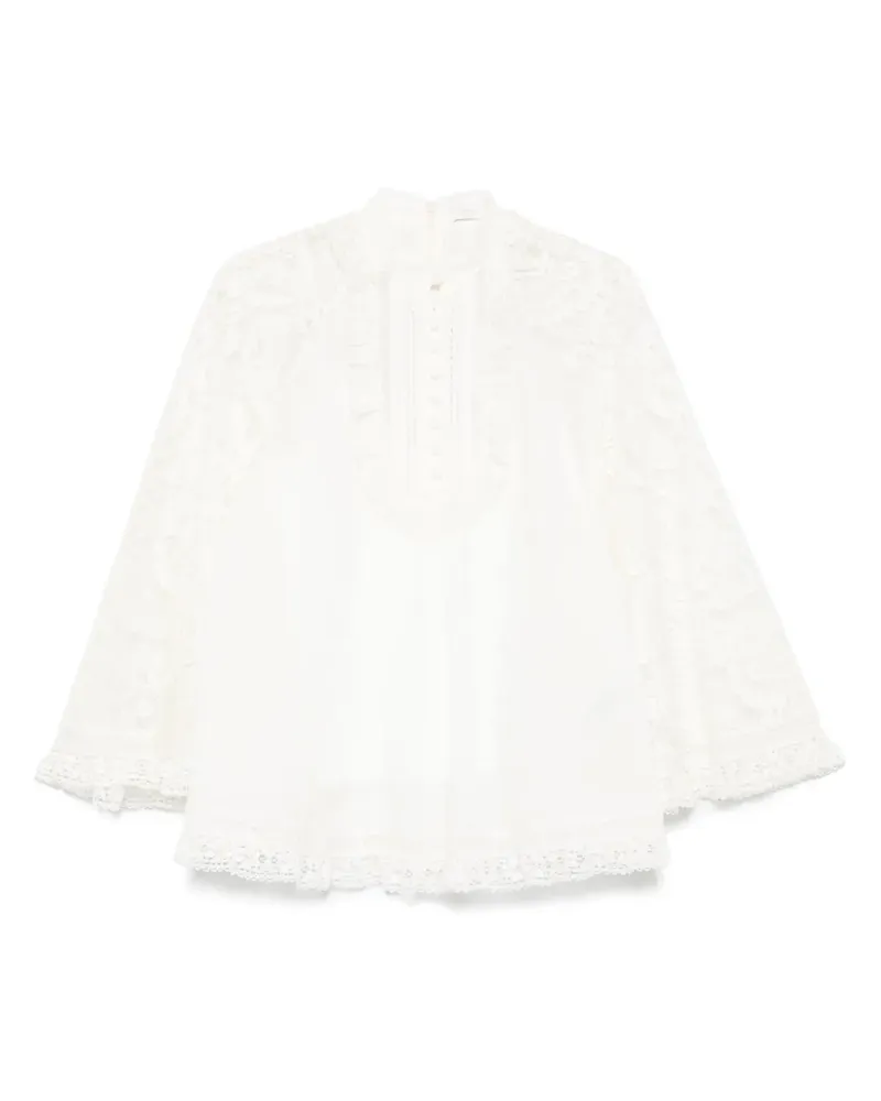 Zimmermann Ascension Bluse - Nude Nude