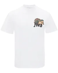 J.W.Anderson T-Shirt mit Igel-Logo Weiß