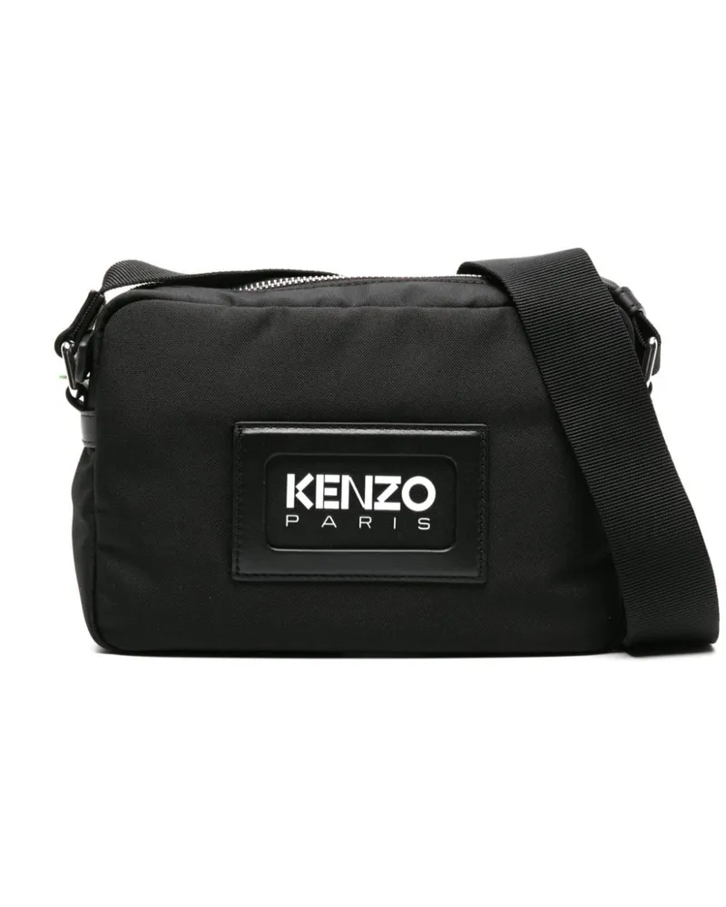 Kenzo Kuriertasche mit Logo-Prägung Schwarz