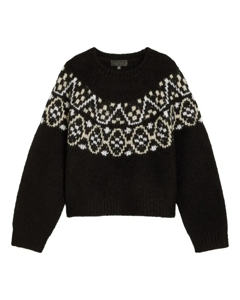 Nili Lotan fairisle-pattern sweater - Schwarz Schwarz
