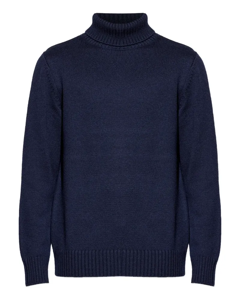 ADD roll-neck knit sweater - Blau Blau