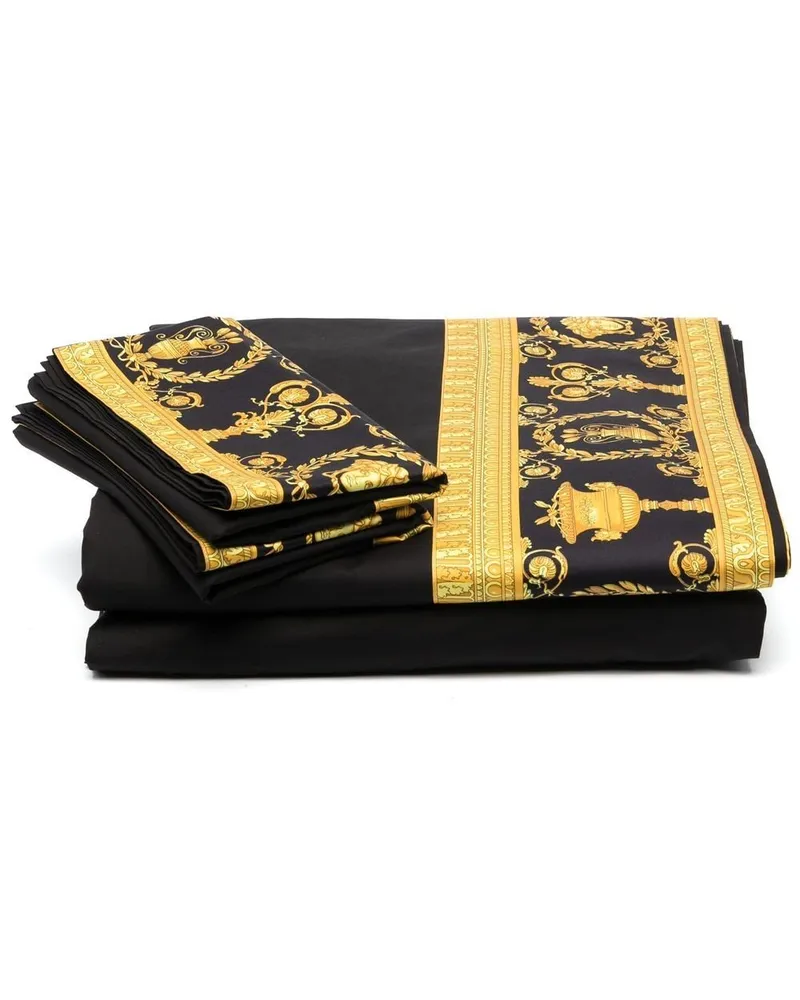 Versace I Love Baroque Bettwäsche-Set - Schwarz Schwarz