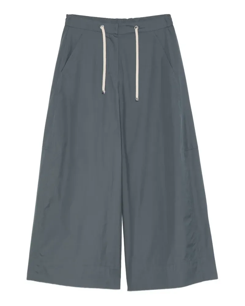 Max Mara Hose mit Kordelzug - Blau Blau