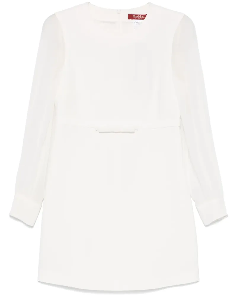 Max Mara Ritmo Minikleid - Weiß Weiß