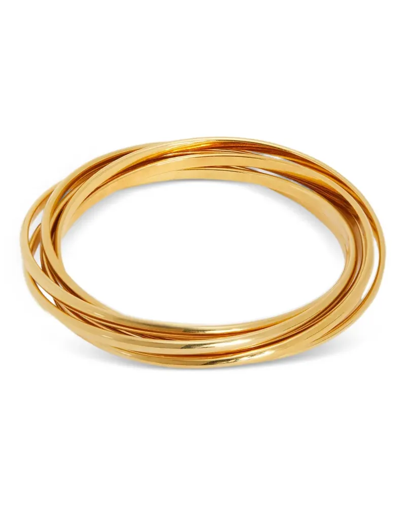 Jil Sander Armband im Layering-Look mit Logo - Gold Gold