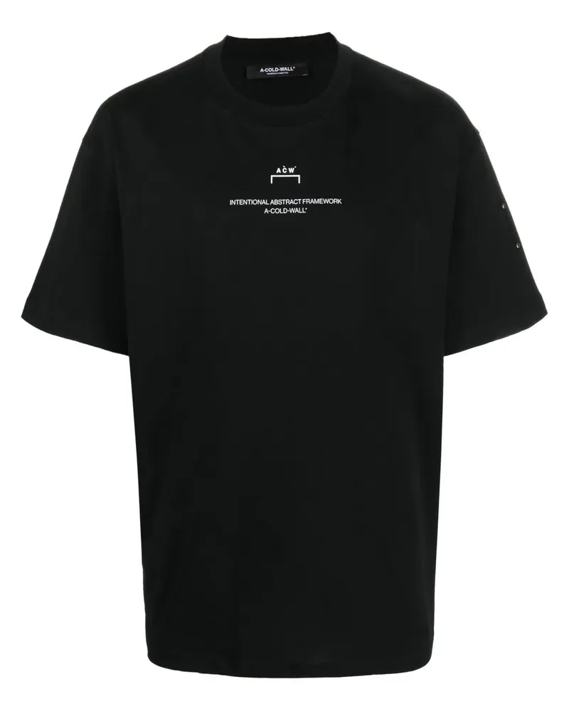 ACW* T-Shirt mit Logo-Print - Schwarz Schwarz