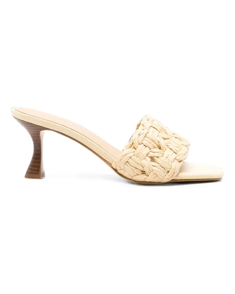 Guess braided-strap heeled sandals - Nude Nude