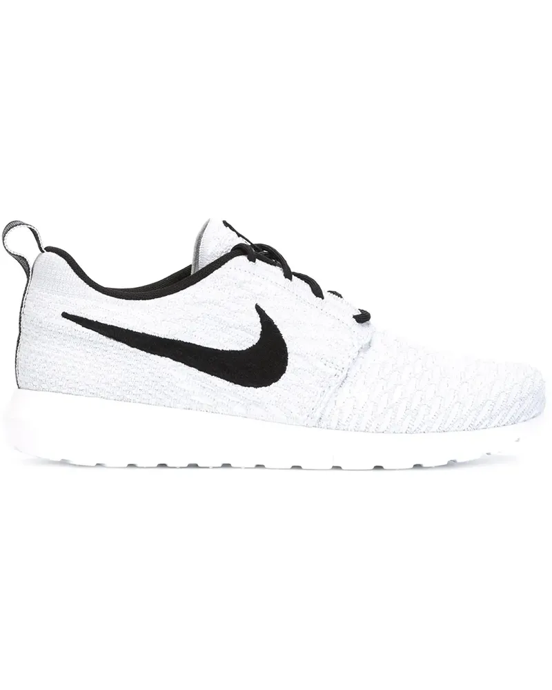 Nike Roshe Flyknit' Sneakers - Weiß Weiß