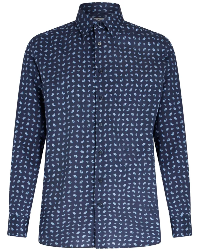 Etro Hemd mit grafischem Print - Blau Blau