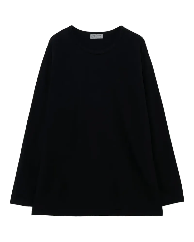 Yohji Yamamoto Langärmeliger Pullover - Schwarz Schwarz