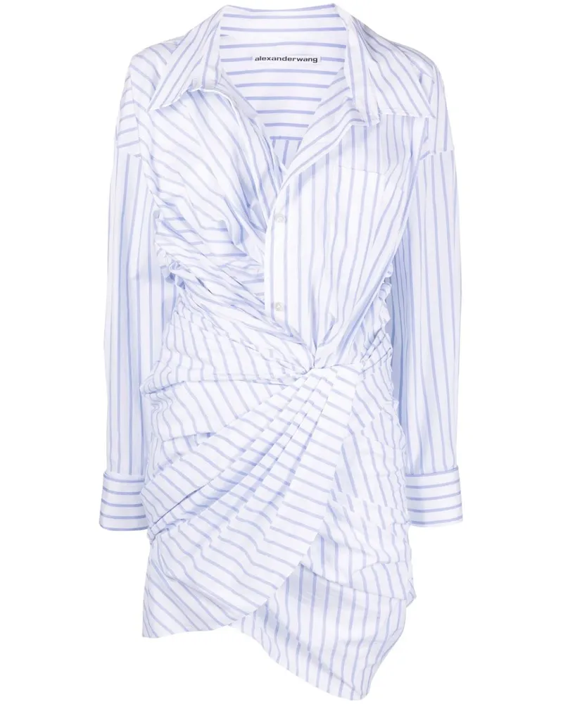 Alexander Wang Asymmetrisches Hemdkleid - Weiß Weiß