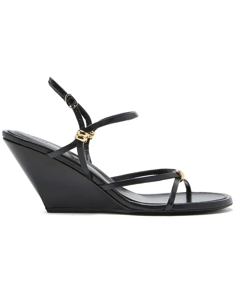 Proenza Schouler Coil Sandalen mit Wedge-Absatz - Schwarz Schwarz