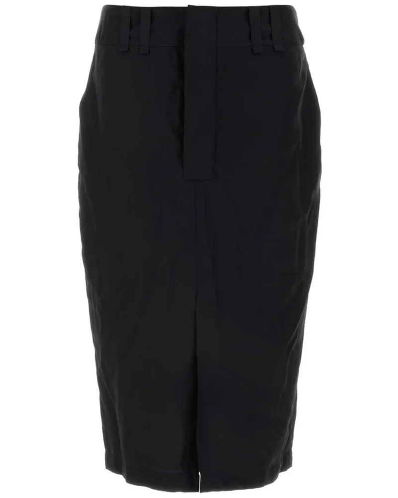 Saint Laurent Rock aus Krepp - Schwarz Schwarz